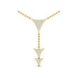 Vlora Miraval 14k Yellow Gold and Diamond Dangle Necklace VN60702 Sale