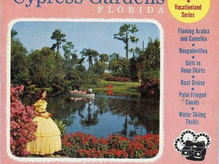 Beautiful Cypress Gardens - View-Master 3 Reel Packet 1950s views - vintage - (PKT-A961-S4) Hot on Sale