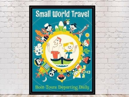 It s A Small World Poster Vintage Disney Poster Disney World Poster  Sizes 8x10, 11x14, 13x19 Magic Kingdom Fantasyland Disneyland Poster on Sale