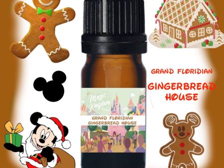 Grand Floridian Gingerbread House Fragrance Oil Dropper Disney Diffuser Oil Christmas Fragrance Sale