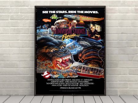 Vintage Universal Studios Attraction Poster Islands of Adventure & Universal Studios Classic Poster Online Hot Sale