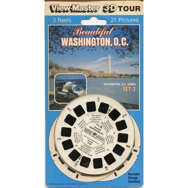 Beautiful Washington, D.C.  Set 2- View-Master - 3 Reels  Set on Card - NEW - (VBP-5160) Sale