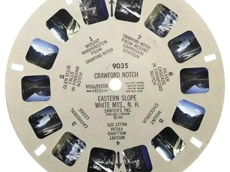 Crawford Notch Eastern Slope White Mtns, N.H. - View-Master - Vintage - 1948 (No.9035) Hot on Sale