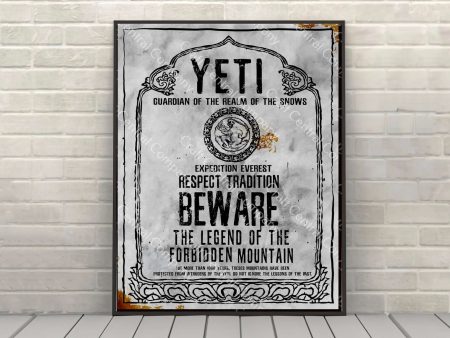 Expedition Everest Poster Attraction Poster Disney World Animal Kingdom Poster Online Sale