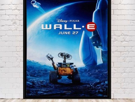 Wall-E Poster Disney Movie Poster Classic Walle Movie Poster Vintage Disney Poster Walt Disney World Poster Disneyland Wall Art  Nursery Discount