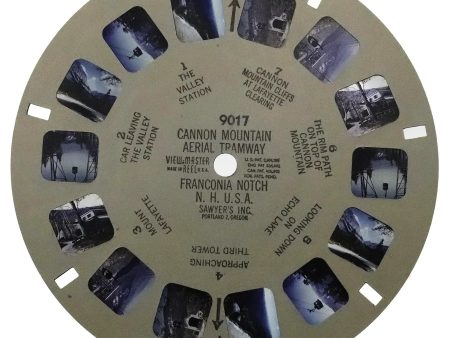 Cannon Mountain Aerial Tramway Franconia Notch N.H. U.S.A. - View-Master - Vintage Single Reel - (No.9017) on Sale