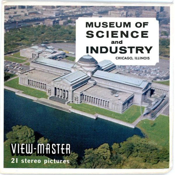 Museum of Science and Industry - Chicago - Vintage Classic ViewMaster 3 Reel Packet - 1960s views (PKT-A552-S5) Online Hot Sale