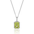 Peridot 14kt Gold Necklace Hot on Sale