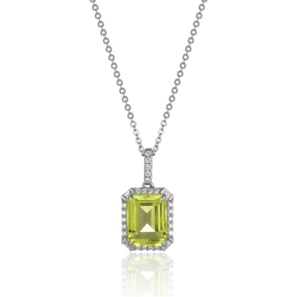 Peridot 14kt Gold Necklace Hot on Sale