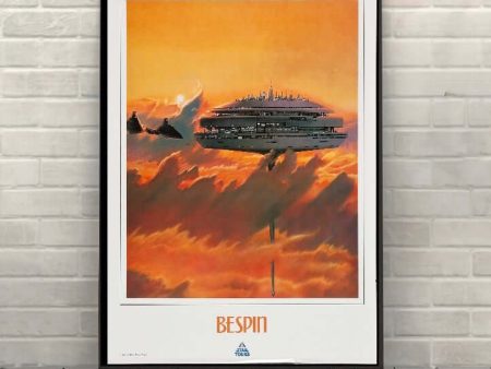 Bespin Poster Vintage Star tours Poster Disney Hollywood Studios Attraction Poster Star Wars Wall Art For Cheap