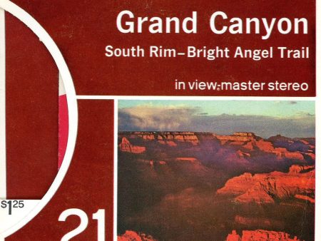 Grand Canyon - View-Master 3 Reel Packet - 1960s views - Vintage - (ECO-A361-SX) Online Hot Sale