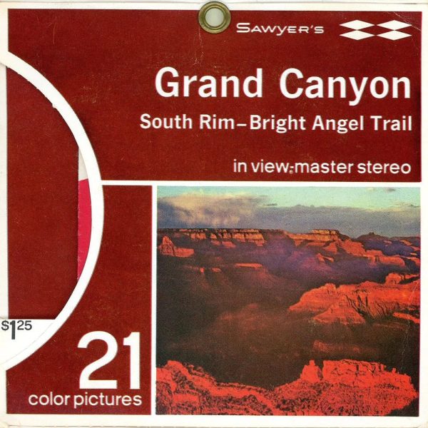 Grand Canyon - View-Master 3 Reel Packet - 1960s views - Vintage - (ECO-A361-SX) Online Hot Sale