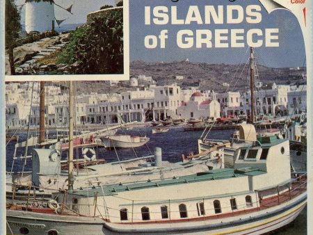 Legendary Islands of Greece - View-Master 3 Reel Packet - 1960s views - vintage - (PKT-B207-G1Am) Hot on Sale