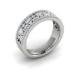 Vlora Karina 14k White Gold and Diamond Band VR40001 Cheap