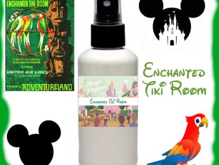 Enchanted Tiki Room Fragrance Spray Magic Kingdom Spray Bottle Room Disney Fragrance on Sale