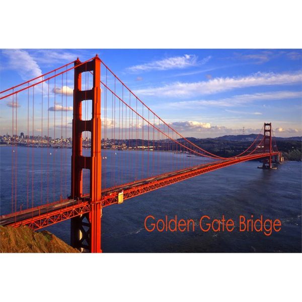 GOLDEN GATE BRIDGE - 2 Image 3D Magnet for Refrigerator, Whiteboard, Locker Online now