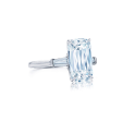 KWIAT ASHOKA Diamond Engagement Ring with Tapered Baguette Accents F-17600AK-0-DIA-PLAT Online Hot Sale