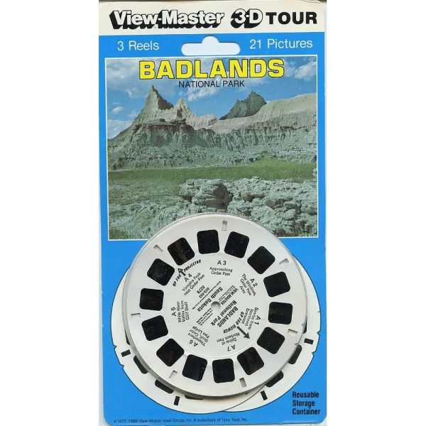 Badlands National Park - View-Master 3 Reels Set on Card - NEW - (VBP-5276) Supply