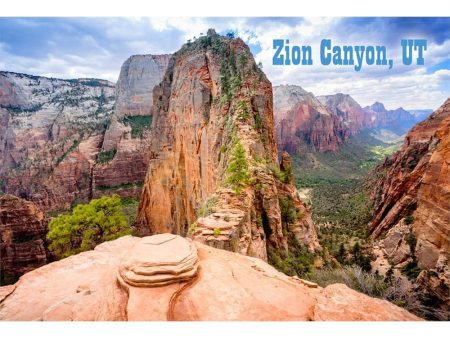 ZION, ANGEL LANDING - 3D Magnet for Refrigerators, Whiteboards, and Lockers - NEW Hot on Sale