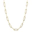 Doves 18k Yellow Gold Paperclip Chain PAPER-M-18 Cheap