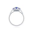 KWIAT Argyle Collection Tanzanite and Diamond Ring R-28115-0-TNZDIA-18KW Online now