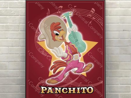 Gran Fiesta Tour Epcot Poster Three Caballeros Panchito Poster Disney Attraction Poster (3 Hidden Mickeys) Online Sale