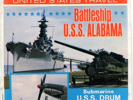 Battleship U.S.S. Alabama - View-Master 3 Reel Packet - 1970s - views - vintage - (PKT-A927-G3mint) For Sale