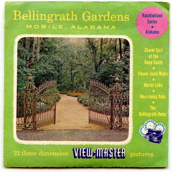 Bellingrath Gardens - Mobile, Alabama - View-Master 3 Reel Packet - 1950s views - vintage - (ECO-BELLIN-GARDENS-S3) Cheap