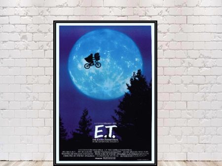 E.T. Poster Universal Studios Sizes 8x10, 11x14, 13x19, 16x20, 18x24 E.T. Ride Poster Classic movie poster Vintage Poster ET Ride Poster Online now