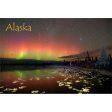 AURORA BOREALIS 2 - ALASKA - 2 Image 3D Magnet for Refrigerator, Whiteboard, Locker For Cheap