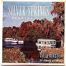 Silver Springs - Florida - View-Master 3 Reel Packet - 1960s views - vintage - (PKT-A962-S5mint) Fashion