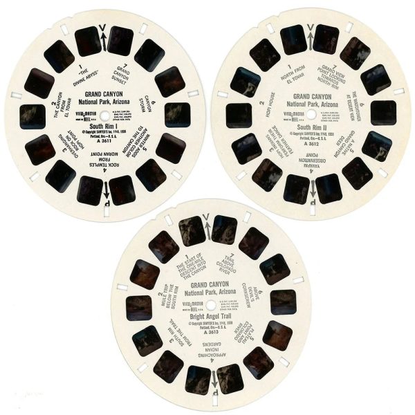 Grand Canyon - View-Master 3 Reel Packet - 1960s views - Vintage - (ECO-A361-SX) Online Hot Sale