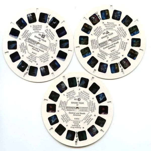 Grand Tour of Central and South America - View-Master - Vintage - 3 Reel Packet - 1970s views - (PKT-B021-G3) Fashion