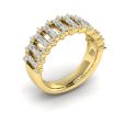 Vlora Karina 14k Yellow Gold and Diamond Band VR40017 For Sale