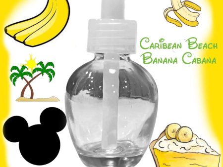 Caribbean Beach Banana Cabana Fragrance Disney Wall Diffuser Refill (1oz) Cheap