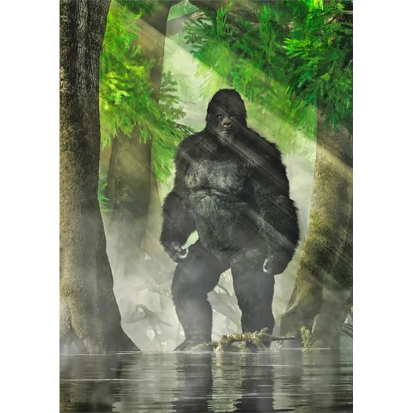 Bigfoot - Lenticular 3D Postcard Greeting Cardd - NEW Sale