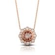 Doves Morganite and Diamond Necklace N8763MG Online Sale