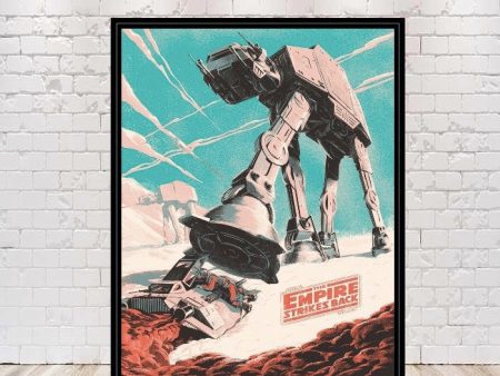 Star Wars Poster Star Tours Poster Vintage Disney Poster Empire Strikes Back Poster Hollywood Studios Star Wars Vintage Poster ATAT AT-AT For Cheap