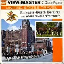 Anheuser-Busch Brewery , St. Louis Missouri - View-Master 3 Reel Packet - 1970s views - vintage - (ECO-A460-G5A) Hot on Sale