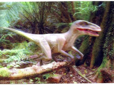 RAPTOR - Dinosaur - 3D Lenticular Postcard Greeting Card - NEW Sale