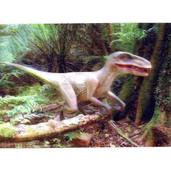 RAPTOR - Dinosaur - 3D Lenticular Postcard Greeting Card - NEW Sale