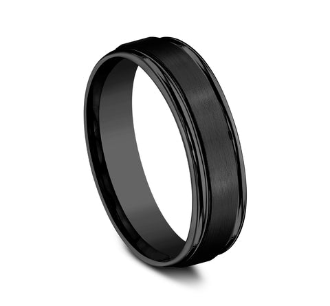 Benchmark Black Titanium 6mm Band RECF7602SBKT10 Cheap