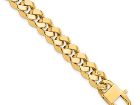 14k Yellow Gold Mens Curb Link 8 inches LF891-8 Sale