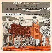 Restored Ford Theatre & Lincoln Museum - View-Master - Vintage - 3 Reel Packet - 1970s views -(PKT-A798-G1A) Hot on Sale