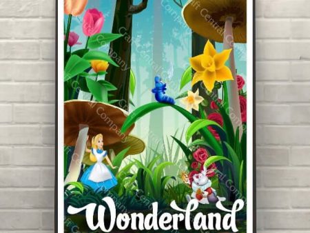 Alice in Wonderland Poster Vintage Disney Movie Posters Cheap