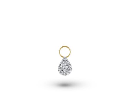 Diamond Small Pear Charm Fashion