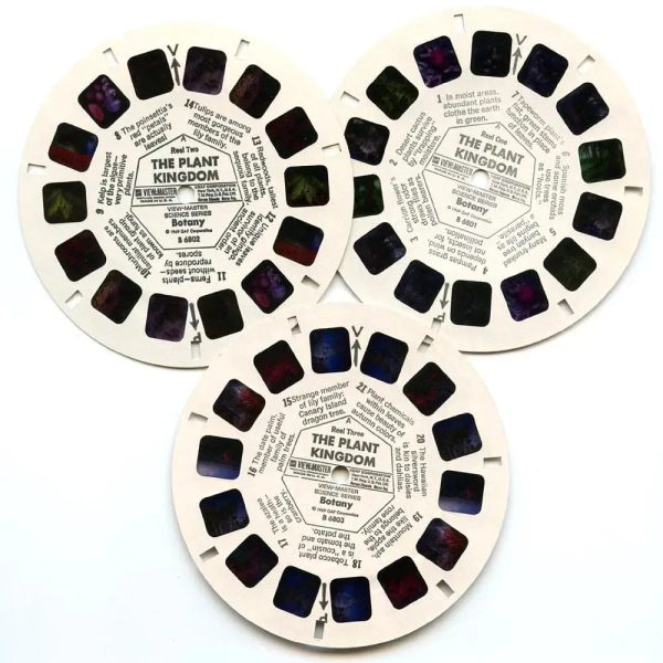 Plant Kingdom - View-Master - Vintage - 3 Reel Packet - 1970s views ( PKT-B680-G1A) For Sale