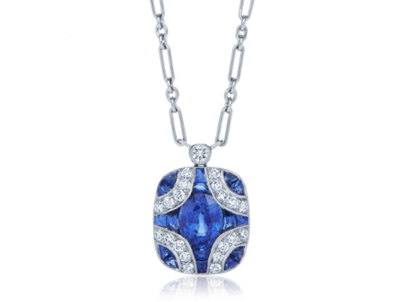 KWIAT Argyle Collection Sapphire and Diamond Necklace N-28688S-0-DIASAP-18KW Online