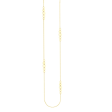 MIDAS 14k Gold Graduated Disc Station Necklace MF031458 Discount