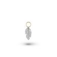 Diamond Feather Charm on Sale